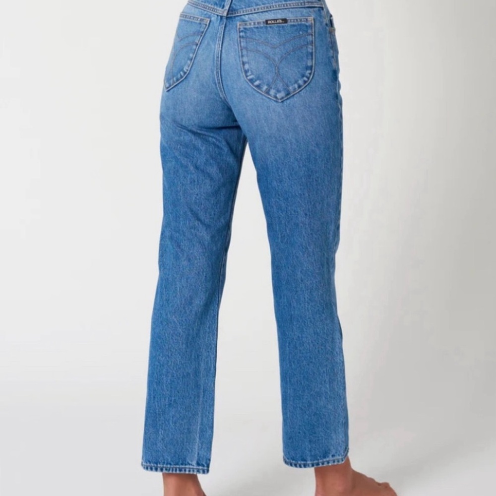 Rolla’s High Rise Straight Jeans in G’ Day Mate